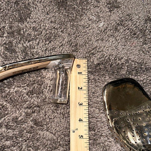 Valenti Franco Gold Glamorous Mules for Formal Occasions - Picture 4 of 5